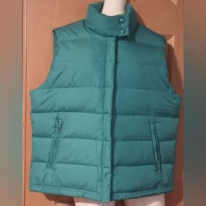 Mossimo Teal Puffer Vest XL